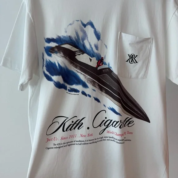 Kith for Cigarette Racing 42x Vintage Tee - Picture 2 of 5